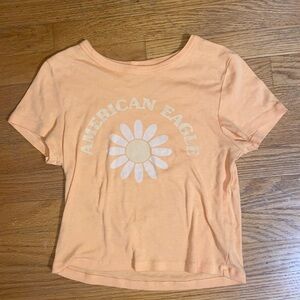 American Eagle Outfitters Orange Crop Graphic Tee
